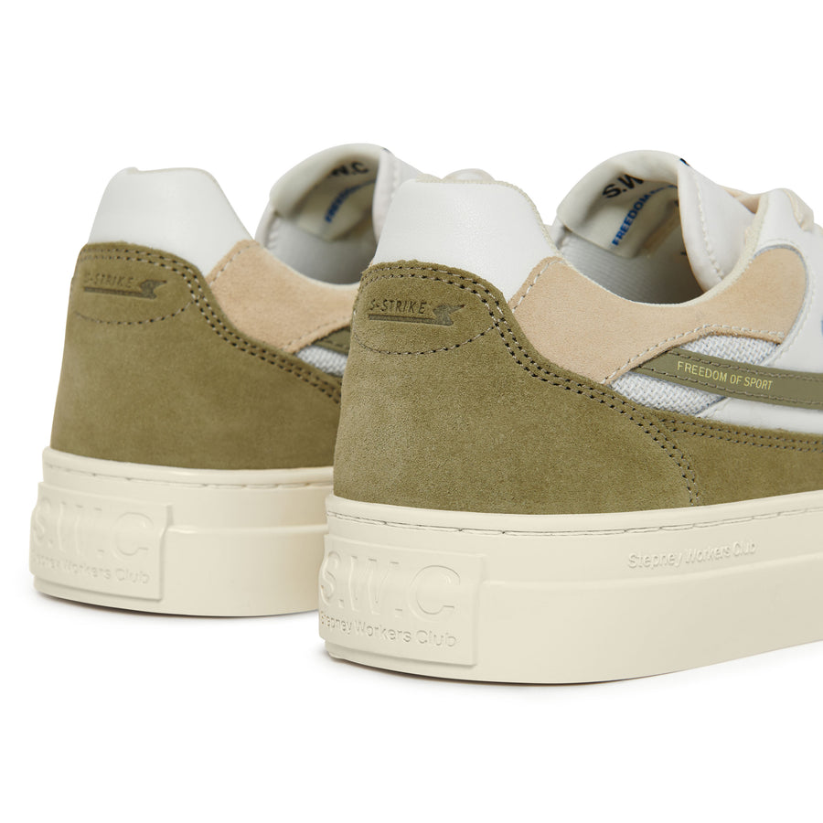 Pearl S-Strike Suede Mix WHT-MOS (unisex)