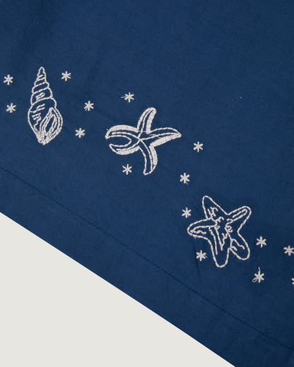 Oudin Poplin Cotton Seashells