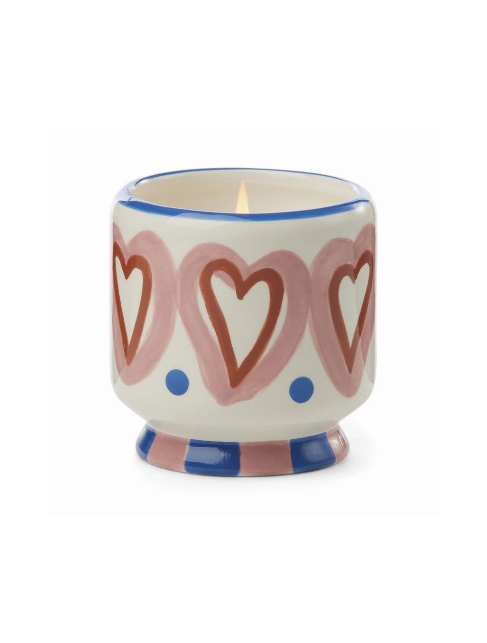 Adopo Hearts Ceramic Candle - Rosewood Vanilla Boxed