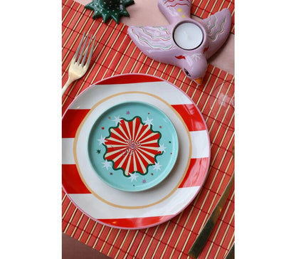 Small Plate Candy Cane
