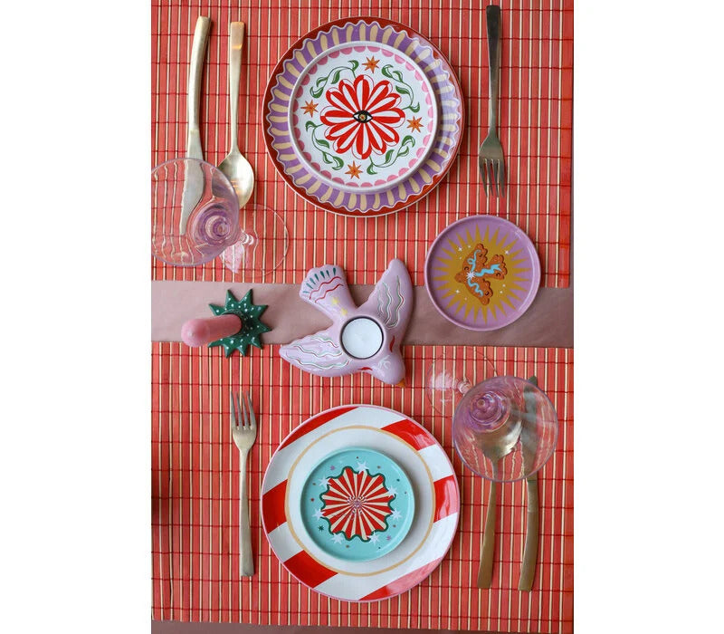 Small Plate Candy Cane