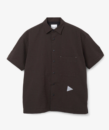 Dry Soft Seersucker SS Shirt- Khaki