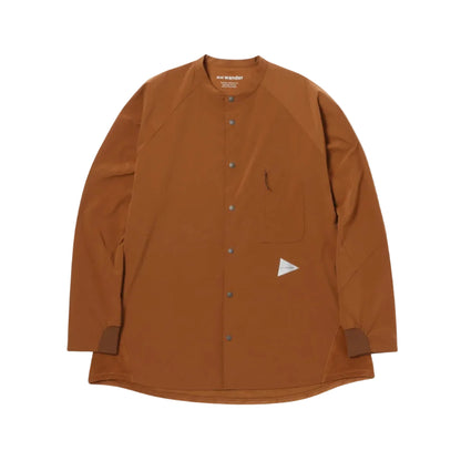 023 Fleece Base Band Collar Shirt