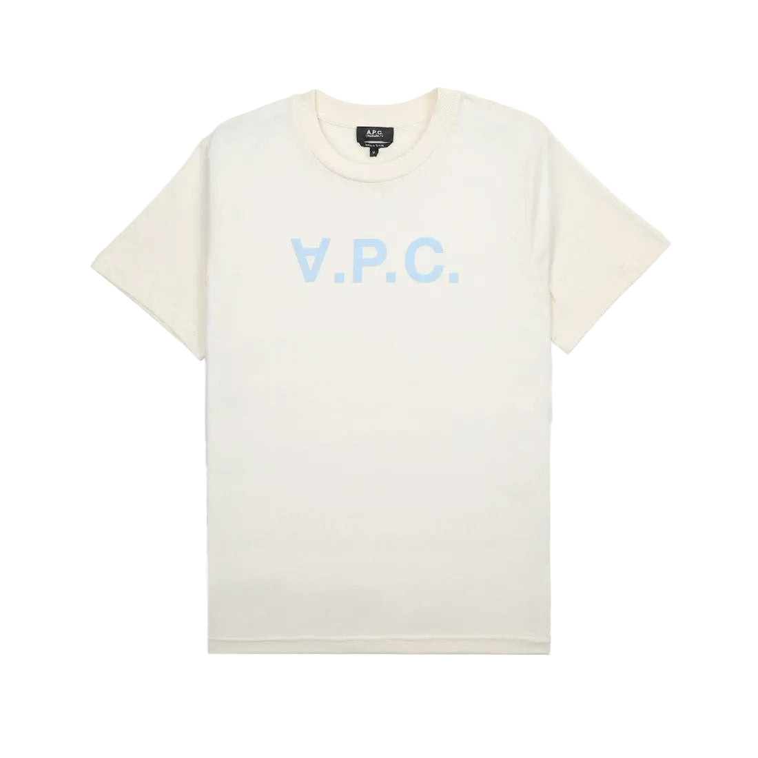 Ecru Bleu Ciel Standard Grand Vpc Gots T-Shirt