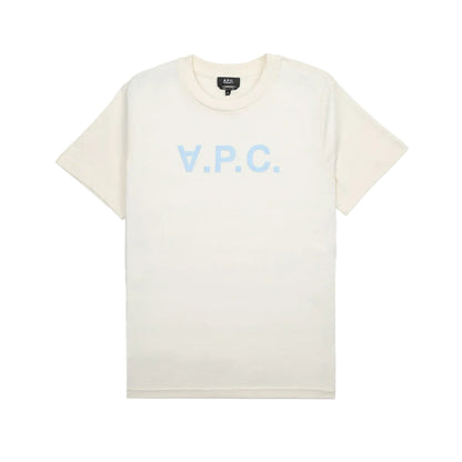Ecru Bleu Ciel Standard Grand Vpc Gots T-Shirt