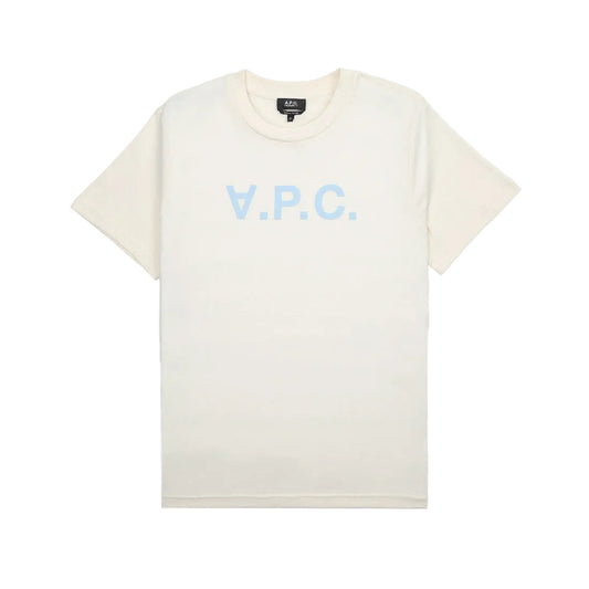 Ecru Bleu Ciel Standard Grand Vpc Gots T-Shirt