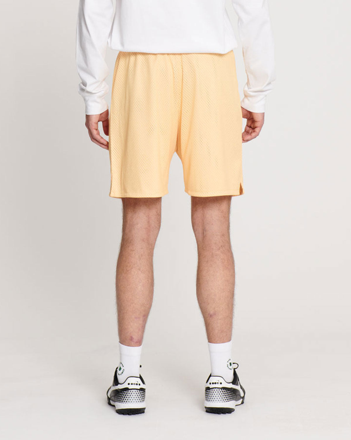 Edward Mesh Shorts Sunfaded Yellow