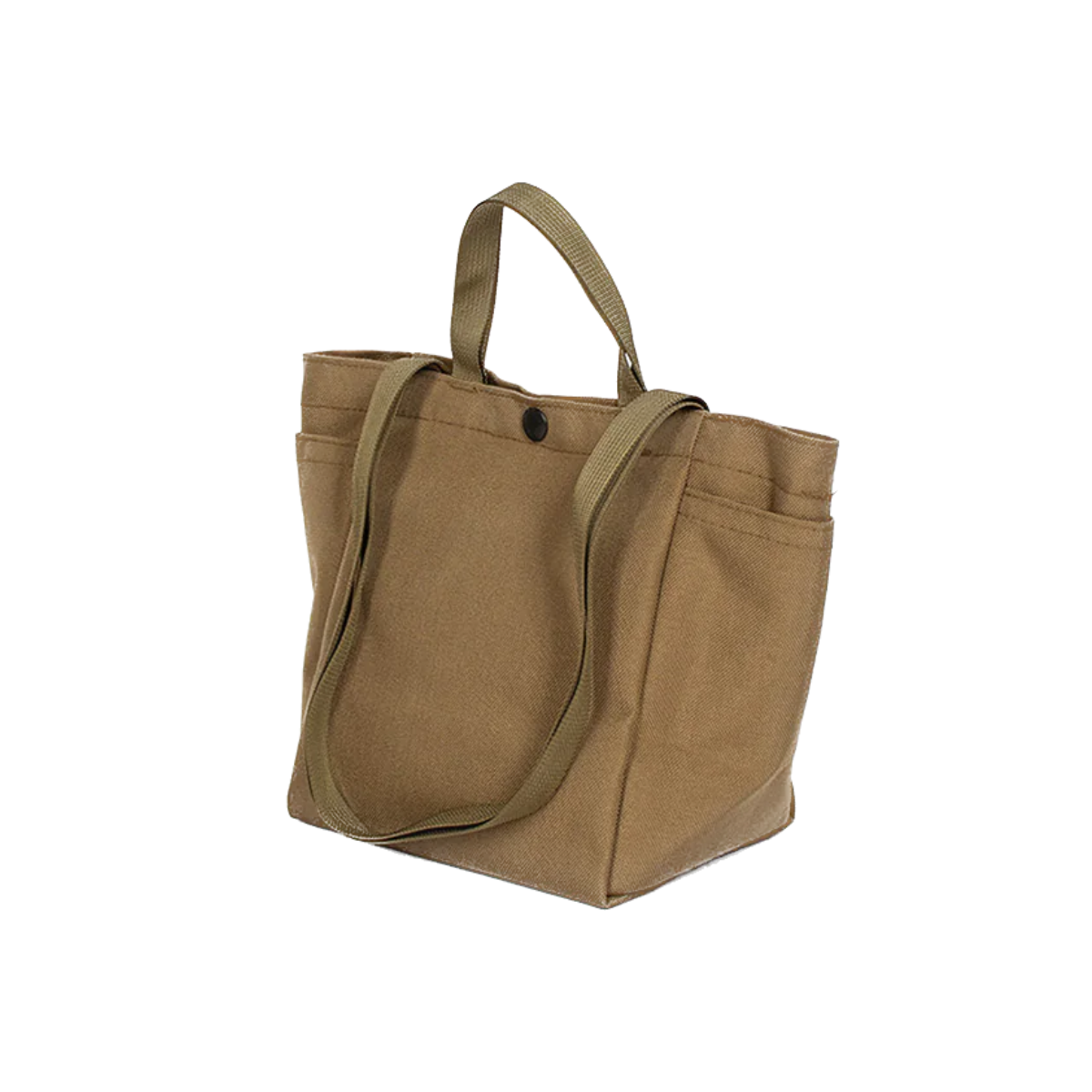 Small Side Pocket Tote Khaki