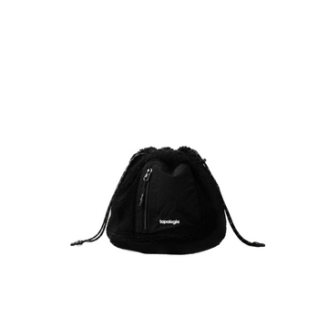 Wares Bags Reversible Bucket Black Fleece / Light