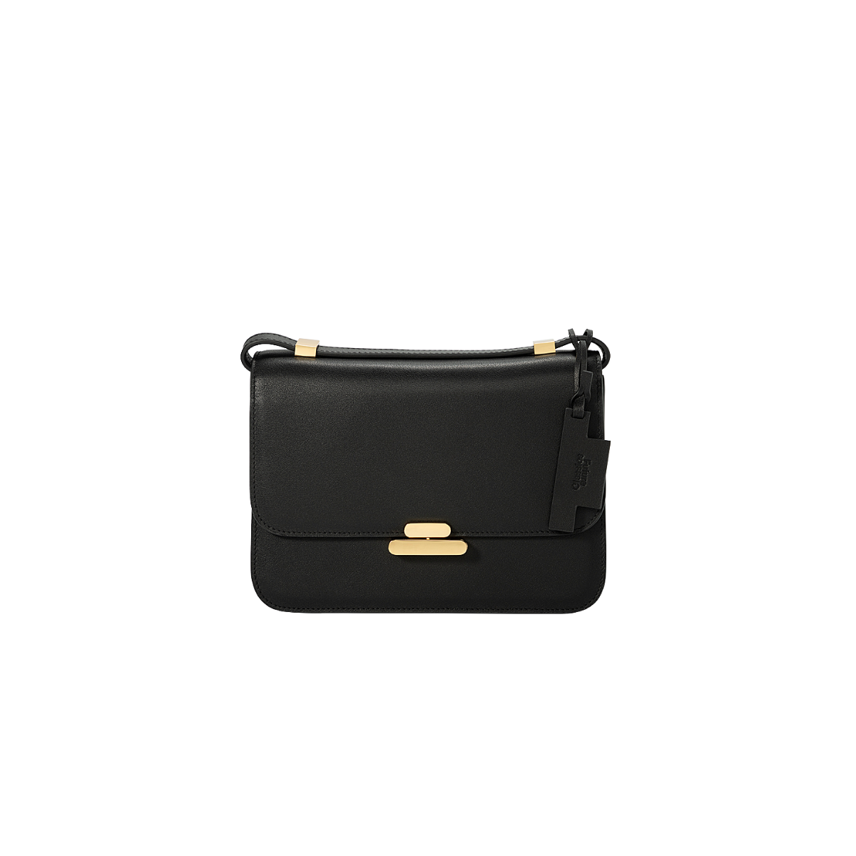 Small Flip Lock Crossbody Black