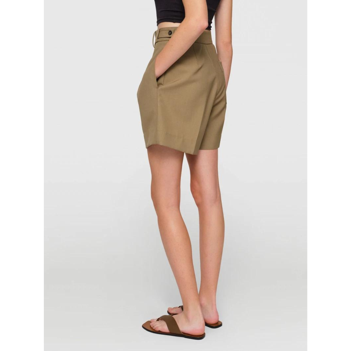 Summer Suiting "Harwick" Short Sepia