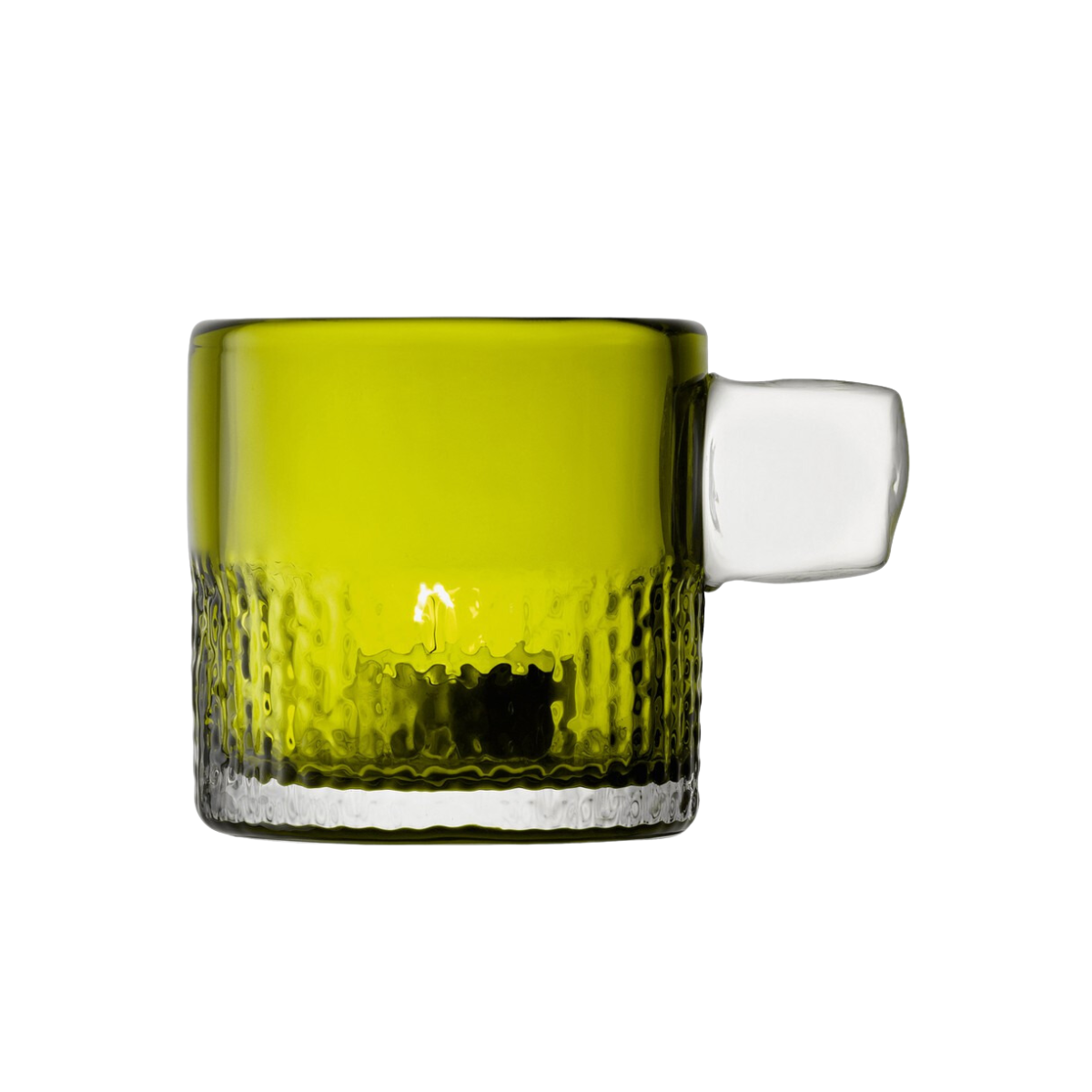 Handle Tealight Holder H9cm Olive