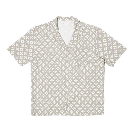 Sand Viscose Saturday Road Short Sleeve Shirt