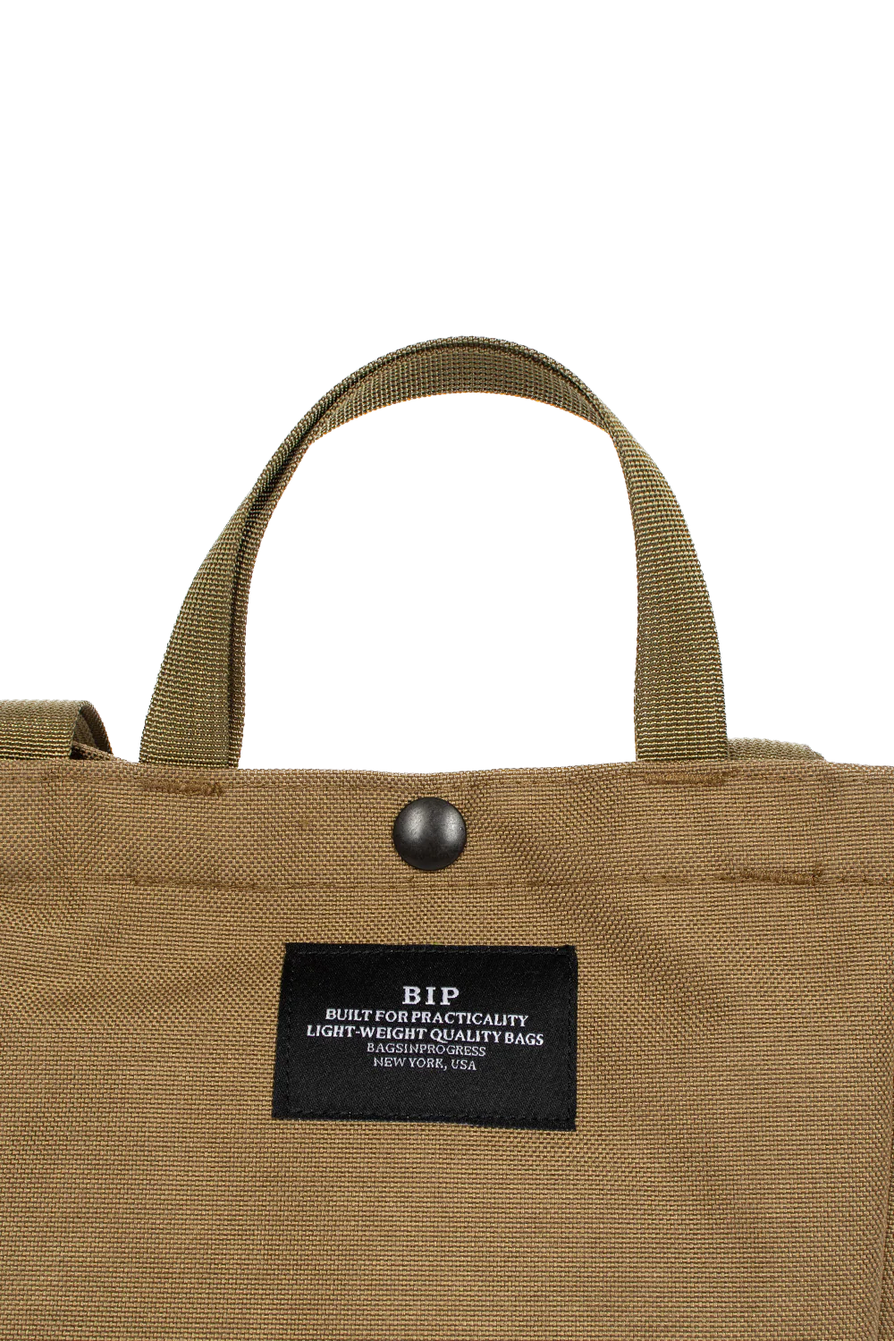 Small Side Pocket Tote Khaki