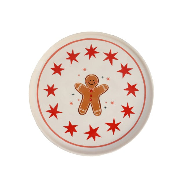 Serving Plate Gingerbread Man