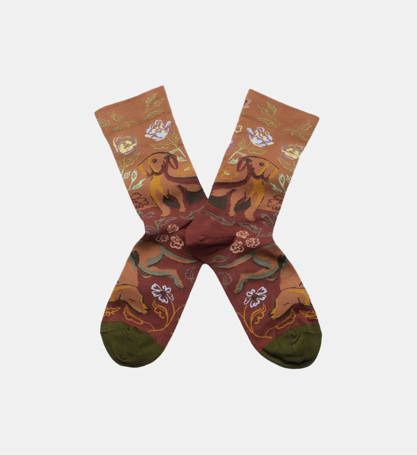 Chaussettes Chien Caramel