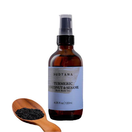 Turmeric Coconut & Sesame Rich Body Oil 120ml