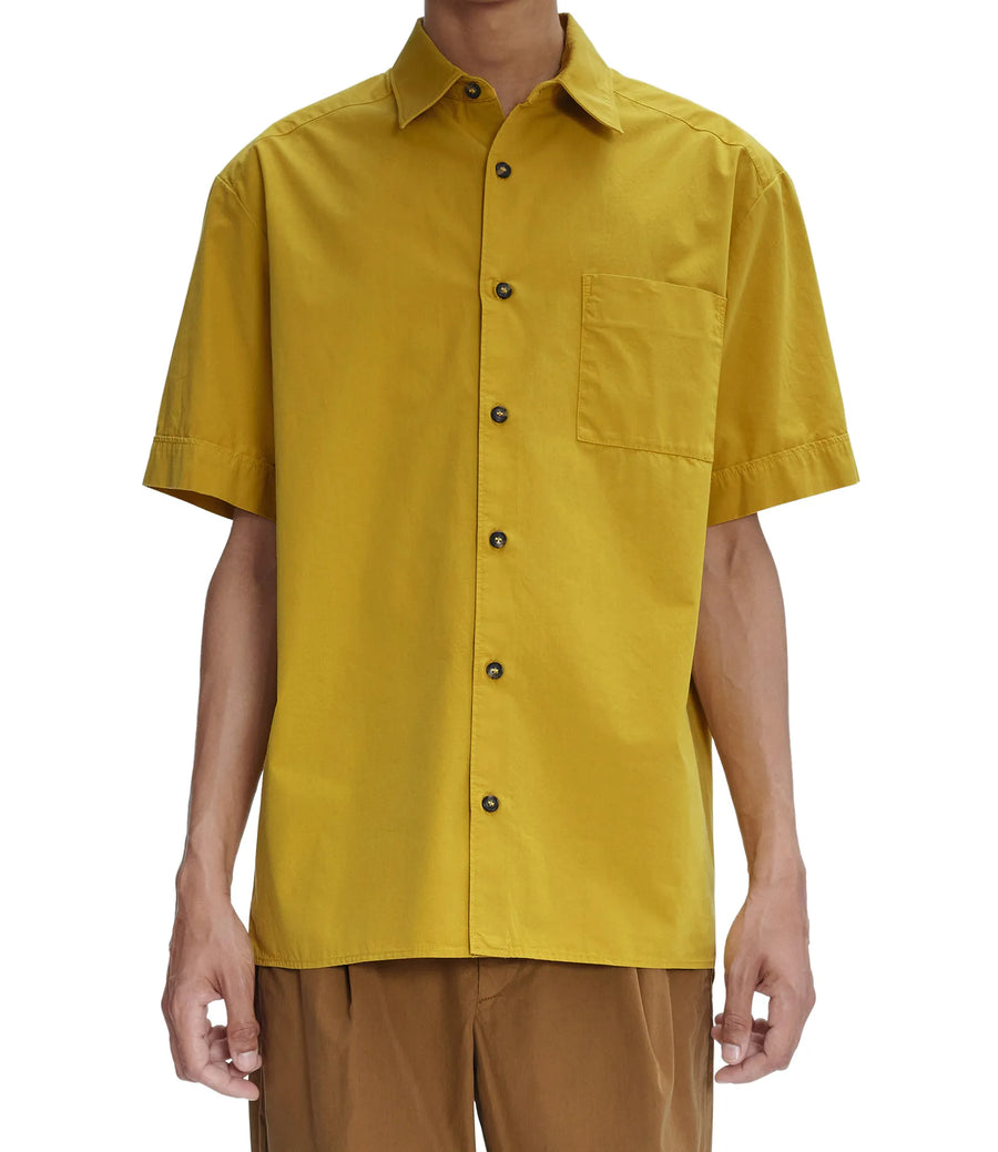 Ross short-sleeve shirt Golden Yellow (men)