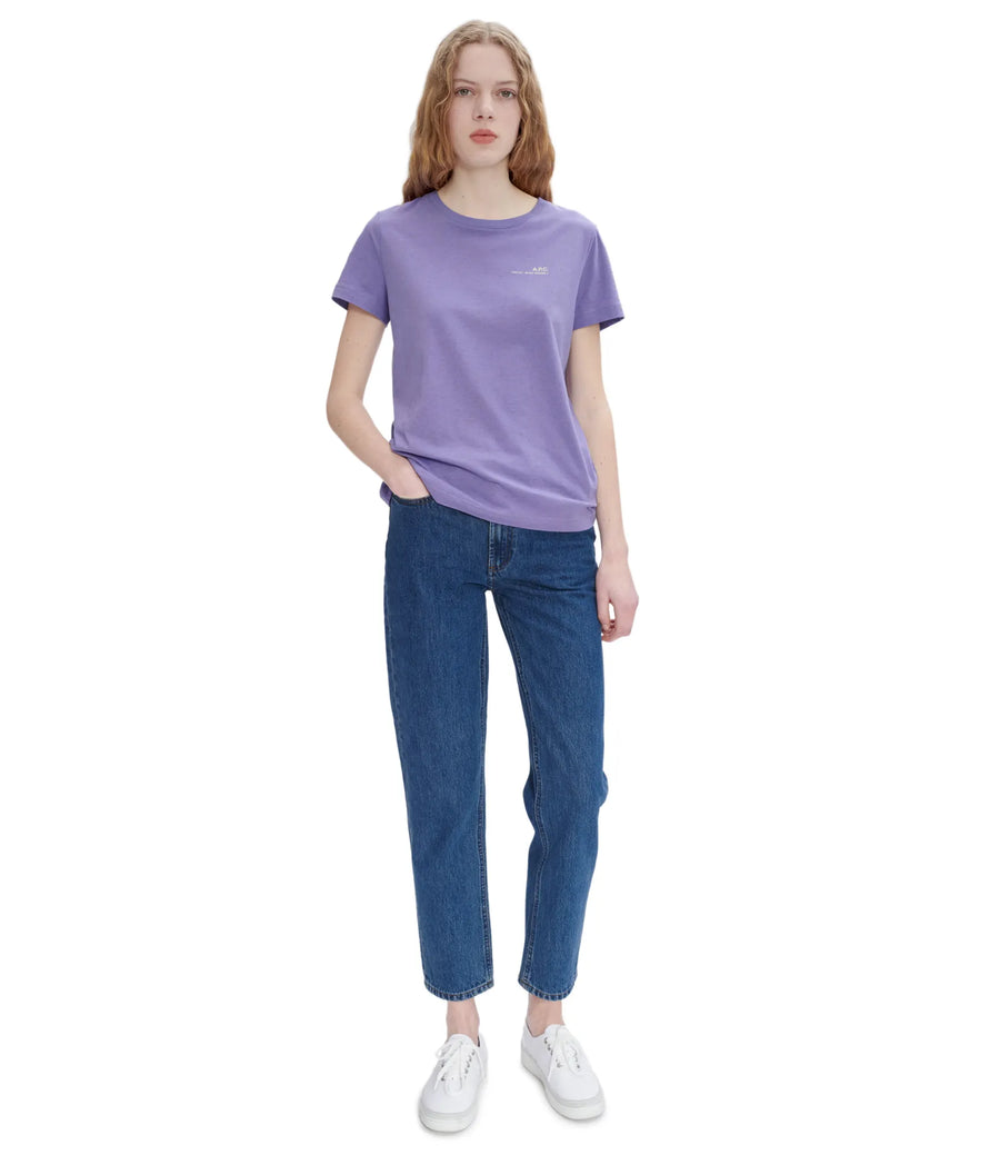 T-Shirt Item F Overdye Violet Chine