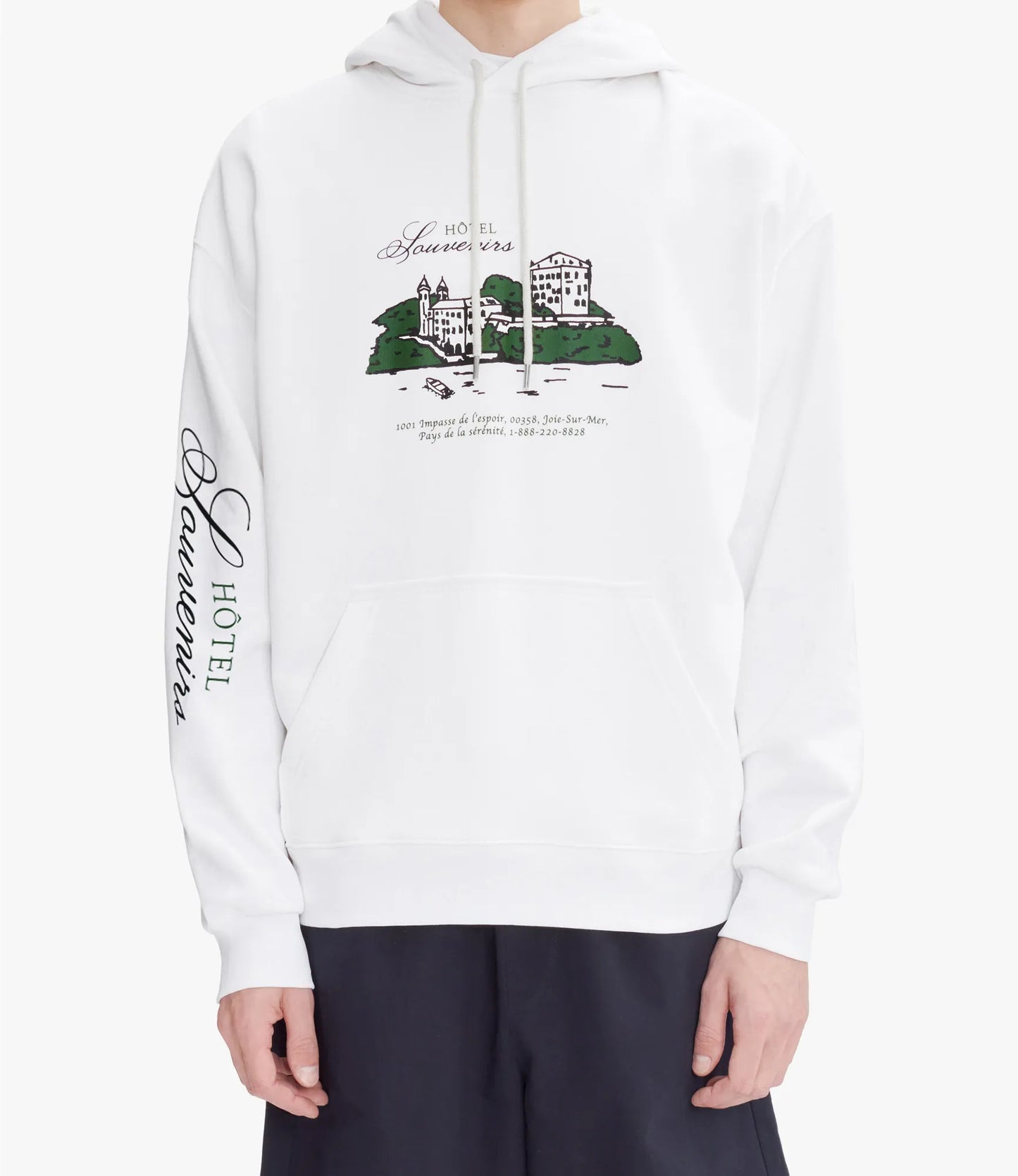 Hoodie Hotel Jjjjound Blanc (unisex)