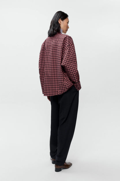 Checked Oversized Shirt
