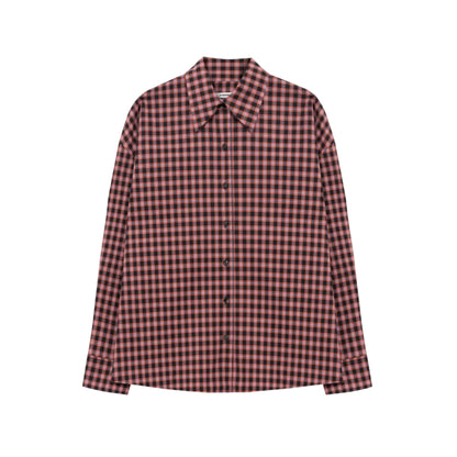 Checked Oversized Shirt