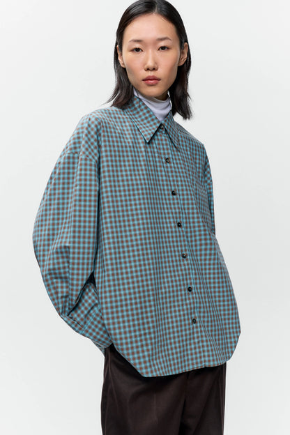 Checked Oversized Shirt