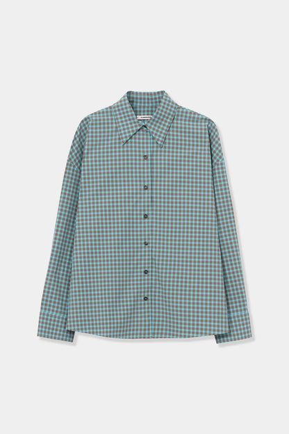 Checked Oversized Shirt