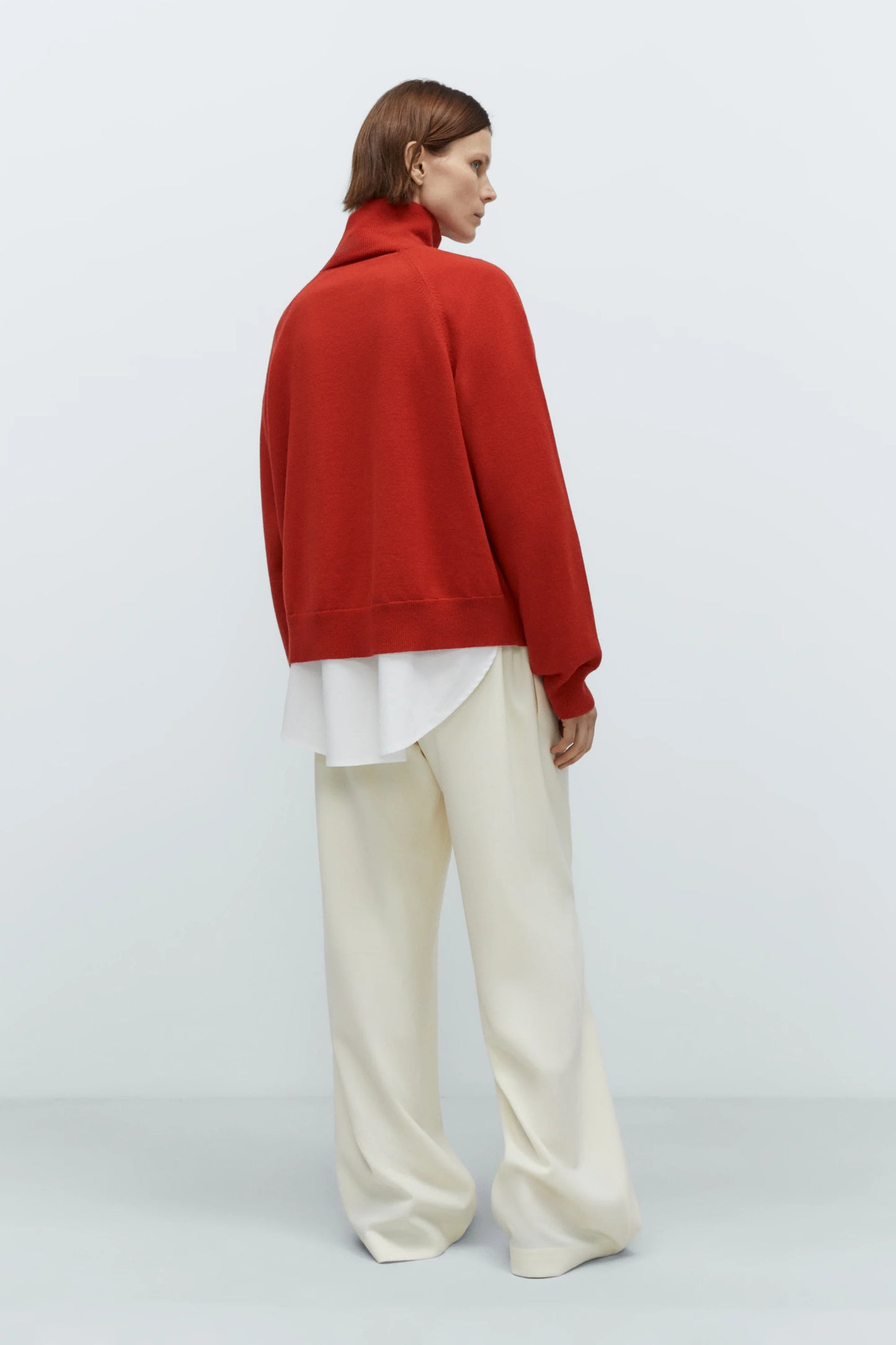 Merino Wool Buttoned Sweater