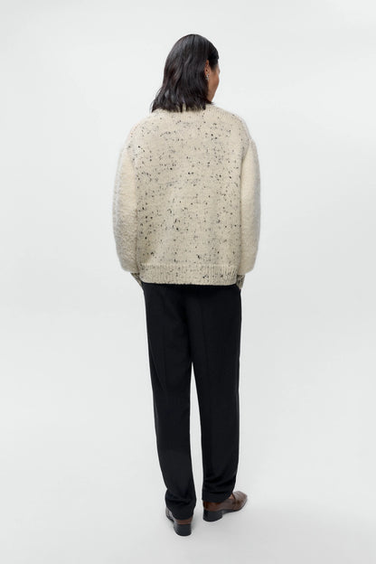 Marled Zip-Carigan