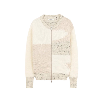 Marled Zip-Carigan