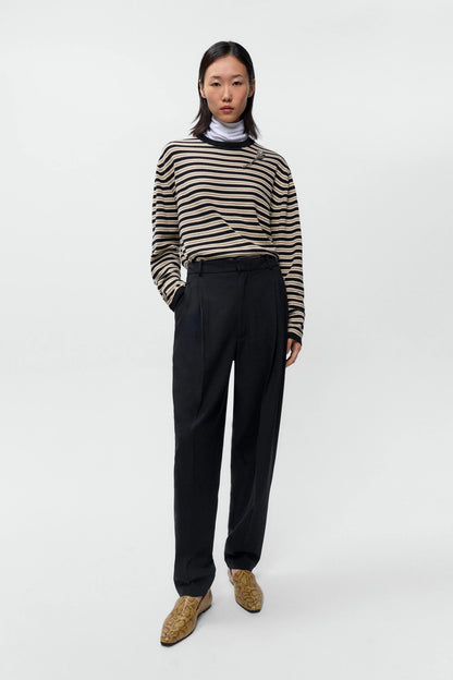 Organic Cotton Striped Long-Sleeve Tee