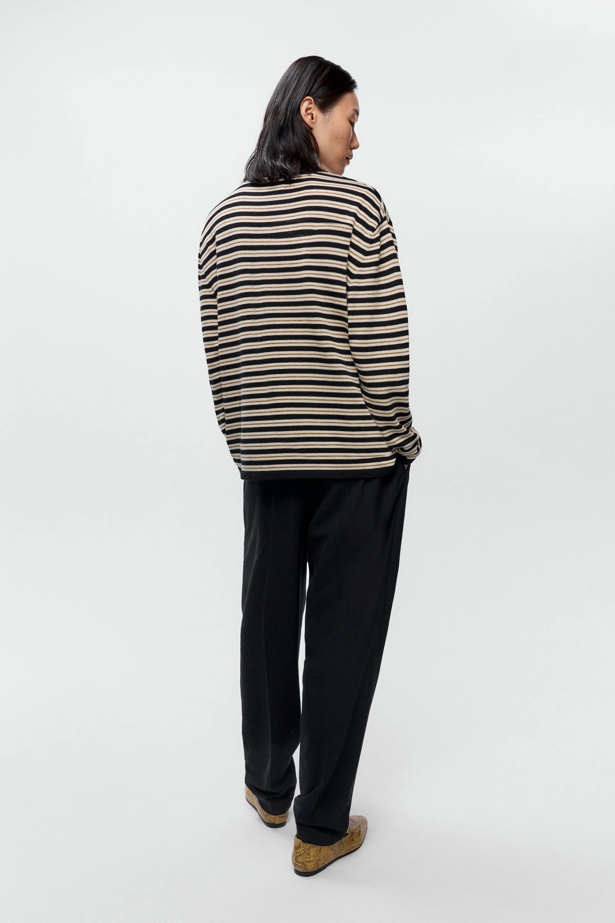 Organic Cotton Striped Long-Sleeve Tee