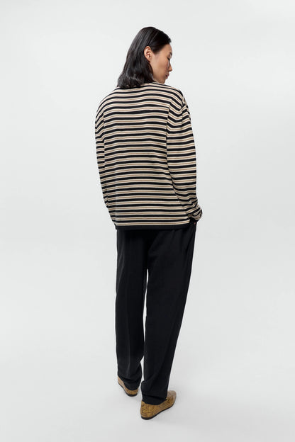 Organic Cotton Striped Long-Sleeve Tee