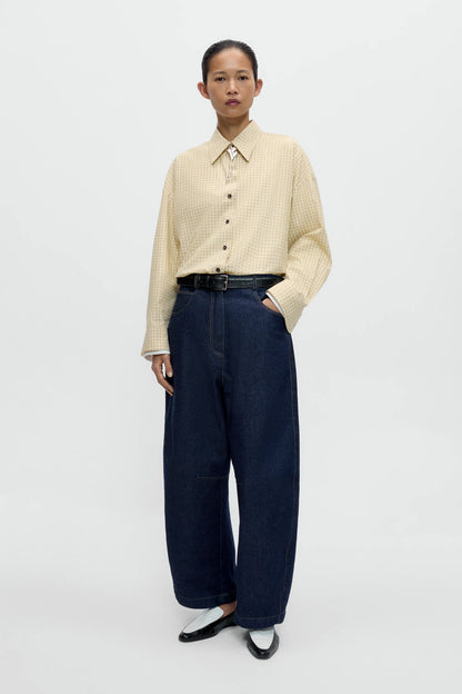 Checked Oversized Shirt