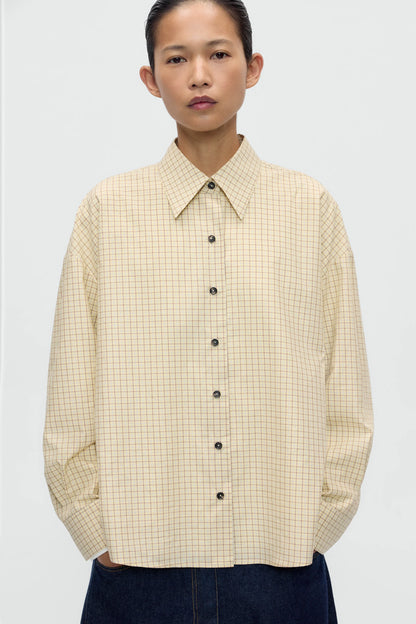 Checked Oversized Shirt