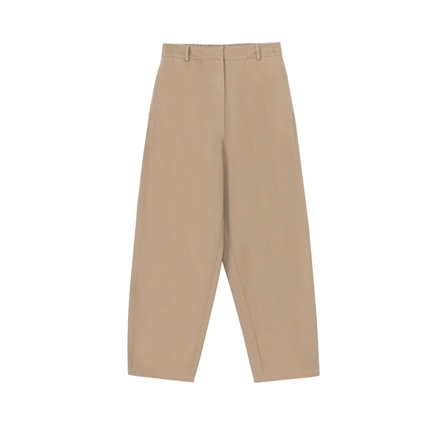 Cotton Curved Pants