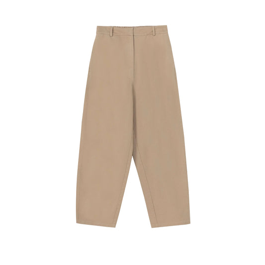 Cotton Curved Pants