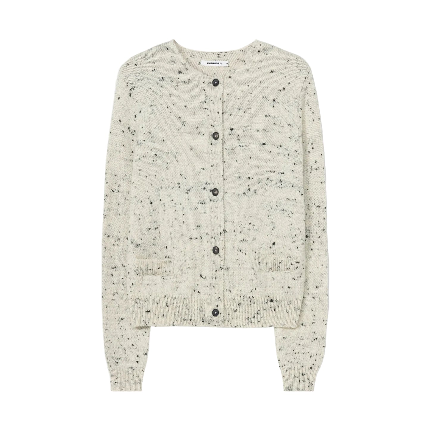 Merino Wool Flecked Cardigan