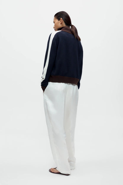 Merino Wool Sporty Cardigan