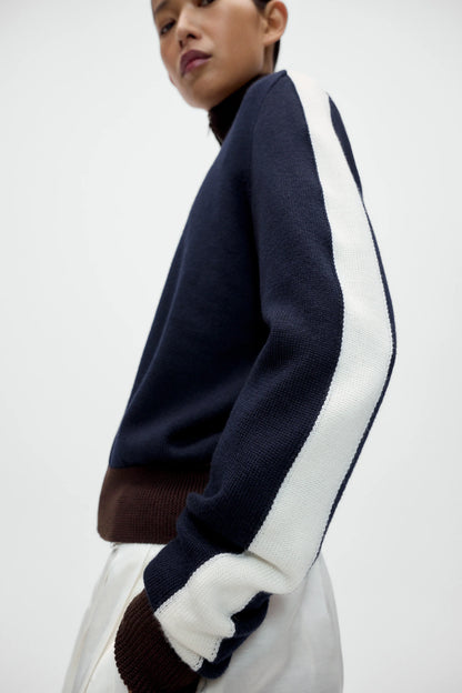 Merino Wool Sporty Cardigan