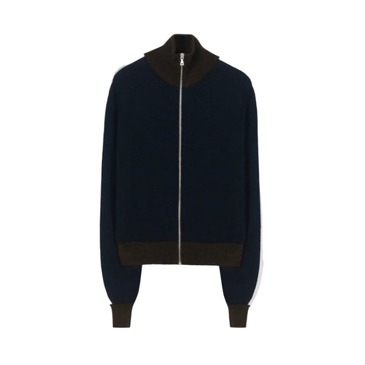 Merino Wool Sporty Cardigan