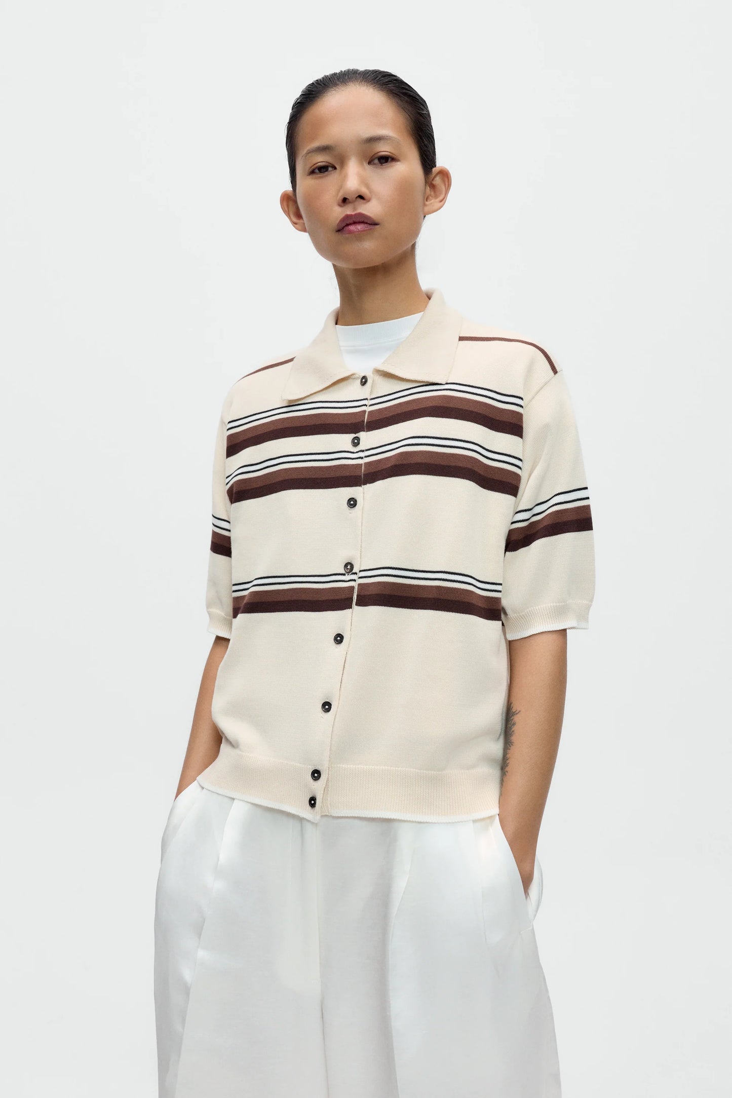 Organic Cotton Striped Polo