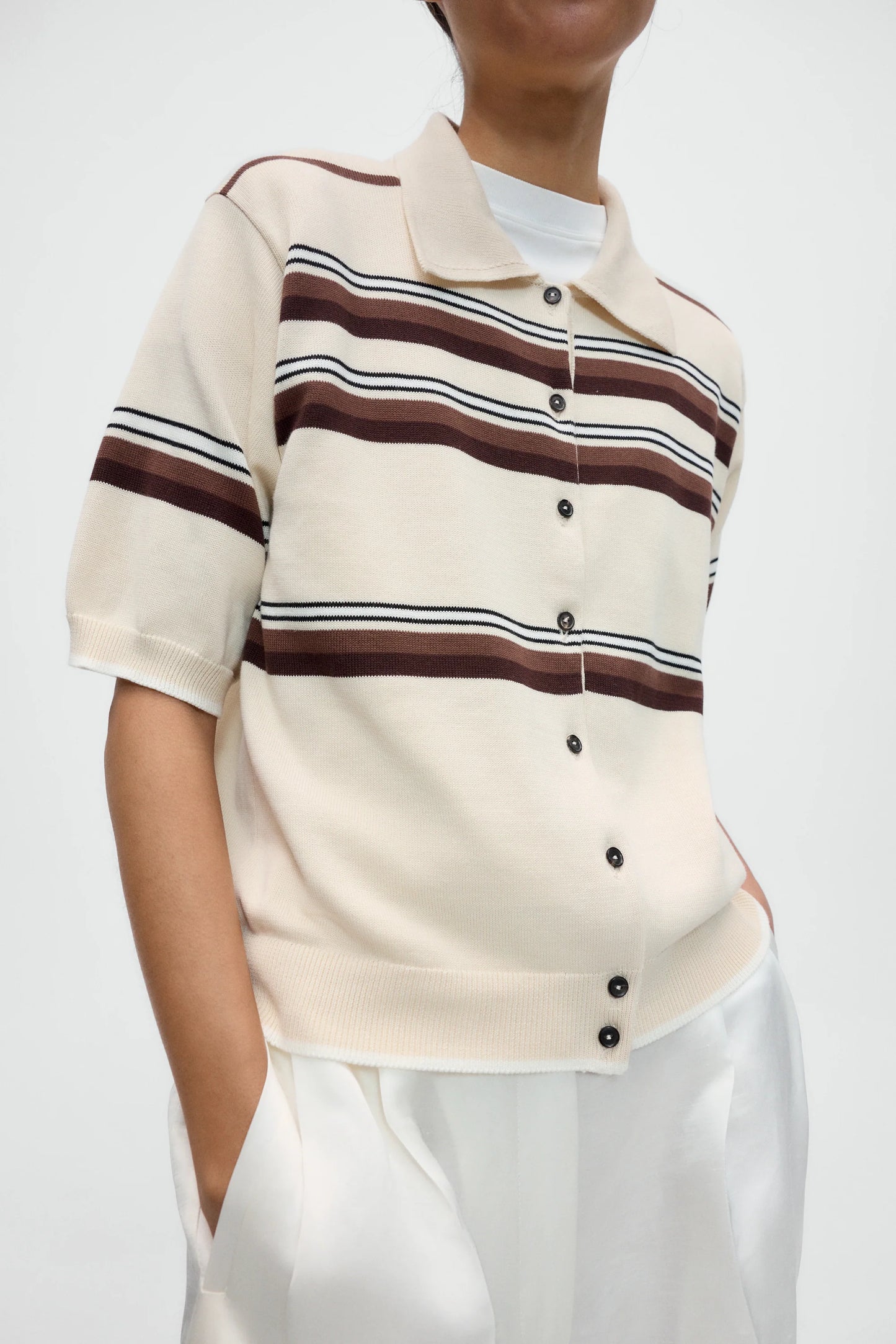 Organic Cotton Striped Polo