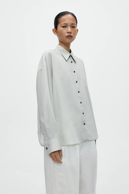 Pinstriped Oversized Shirt
