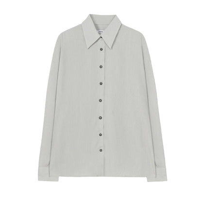 Pinstriped Oversized Shirt