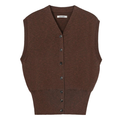 Flecked Cotton Waistcoat