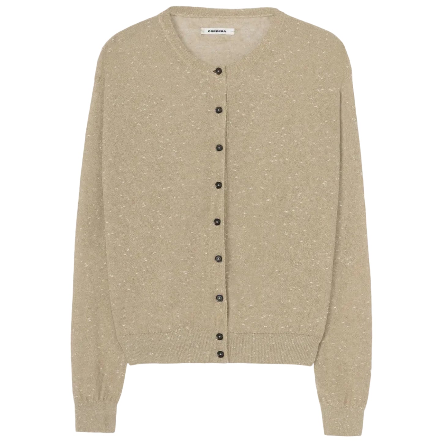 Linen & Cotton Flecked Cardigan