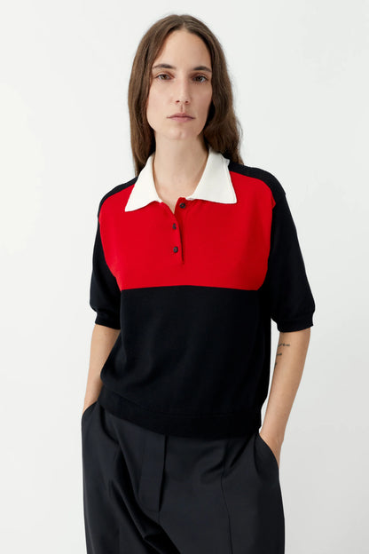 Organic Cotton Colorblock Polo