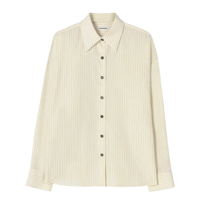 Oversized Pencil Striped Shirt